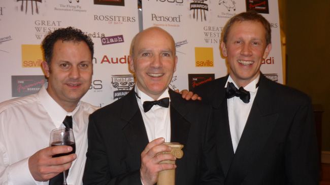 Moss of Bath Team, Winners of Bath Life's Best Retailer Award