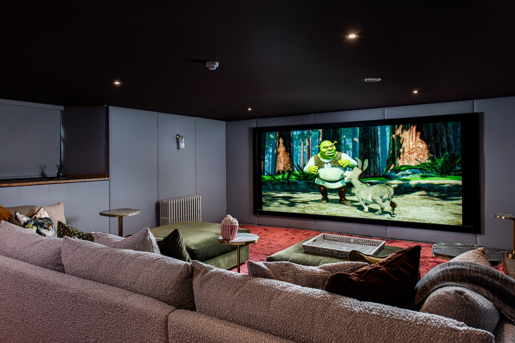 Home cinema installation